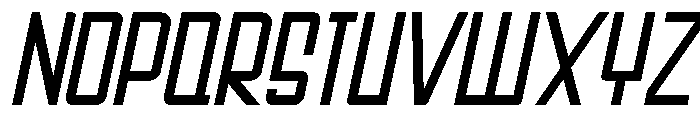 Ludane Italic Font UPPERCASE