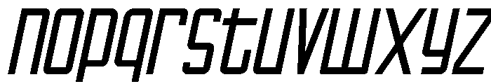 Ludane Italic Font LOWERCASE