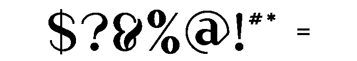 Ludic Regular Font OTHER CHARS