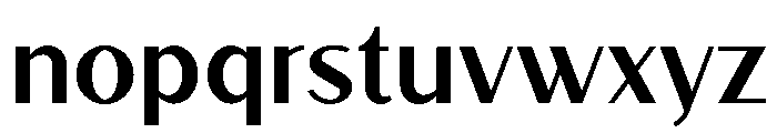 Ludic Regular Font LOWERCASE