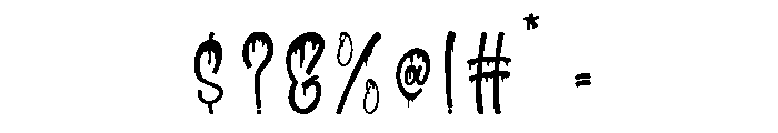 LudieztRegular Font OTHER CHARS