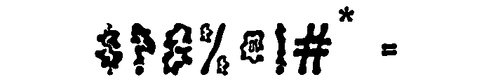 LuicoobRegular Font OTHER CHARS