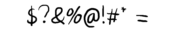 Lulbia Regular Font OTHER CHARS