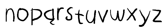 Lulbia Regular Font LOWERCASE