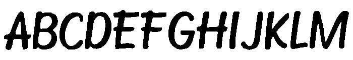 Lumen_Touch Font UPPERCASE