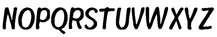 Lumen_Touch Font UPPERCASE