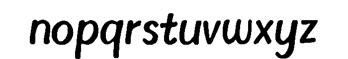 Lumen_Touch Font LOWERCASE