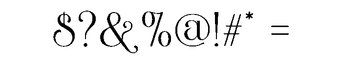 Lumeris Font OTHER CHARS