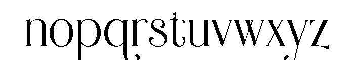 Lumeris Font LOWERCASE