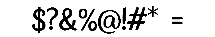 Lumevera Font OTHER CHARS