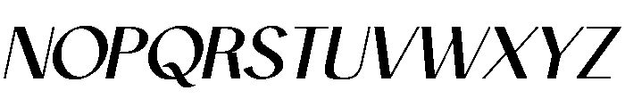Lumielle Italic Font UPPERCASE