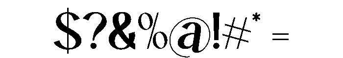Lumielle Regular Font OTHER CHARS