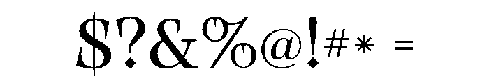 Luminara Font OTHER CHARS