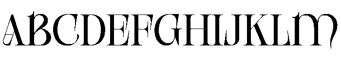 Luminara Font UPPERCASE