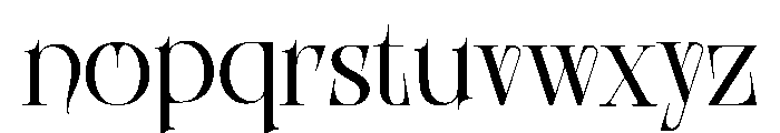Luminara Font LOWERCASE