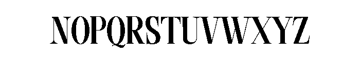 Luminense Serif Regular Font UPPERCASE