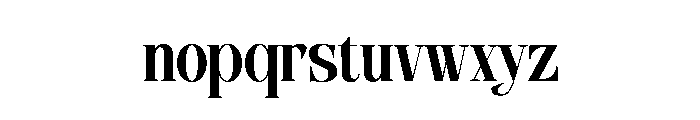 Luminense Serif Regular Font LOWERCASE