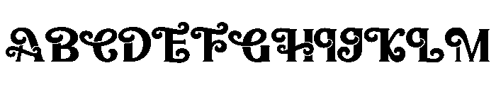 Luminous Christmas Regular Font UPPERCASE