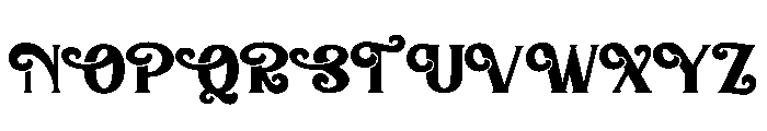 Luminous Christmas Regular Font UPPERCASE