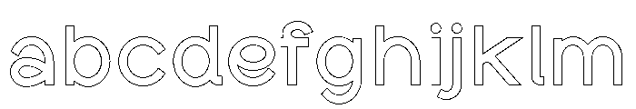 Luminova Outline FONT
