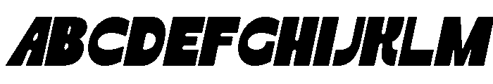 Lumio Italic Font UPPERCASE