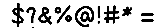Lumo Round Font OTHER CHARS