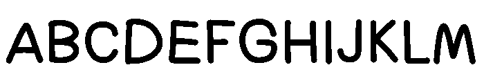 Lumo Round Font UPPERCASE
