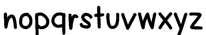 Lumo Round Font LOWERCASE
