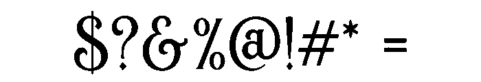 Lumoria Font OTHER CHARS
