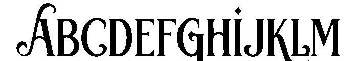 Lumoria Font UPPERCASE