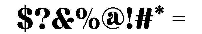 Luna Bloom Regular Font OTHER CHARS