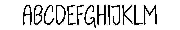 Luna Glint Font UPPERCASE