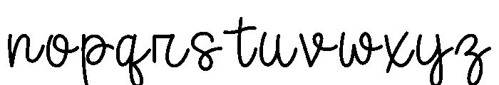 Luna Glint Font LOWERCASE