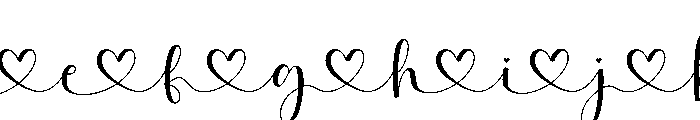 Luna June Heart FONT
