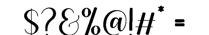 Luna June Font OTHER CHARS