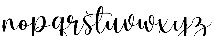 Luna June Font LOWERCASE