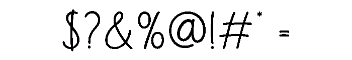 Luna Notes Regular Font OTHER CHARS