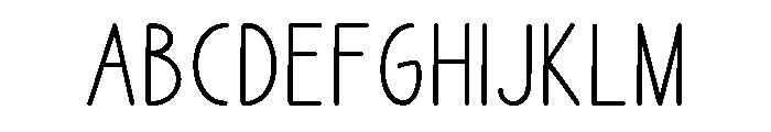 Luna Notes Regular Font UPPERCASE