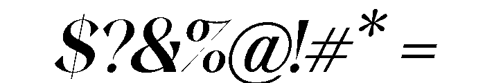 Luna Rossa Bold Italic Font OTHER CHARS