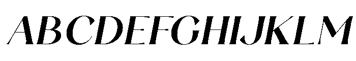 Luna Rossa Bold Italic Font UPPERCASE