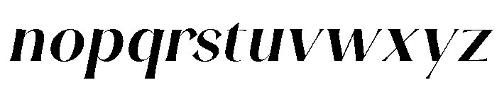 Luna Rossa Bold Italic Font LOWERCASE