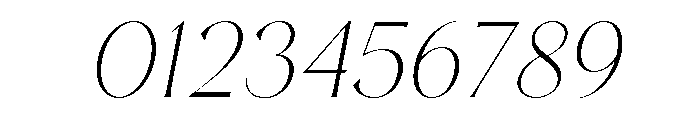 Luna Rossa Extra Light Italic Font OTHER CHARS