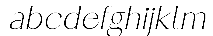 Luna Rossa Extra Light Italic FONT