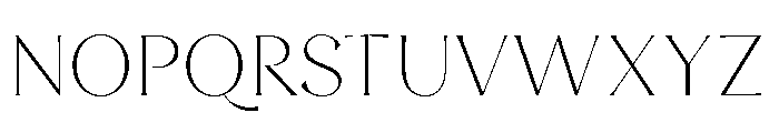Luna Rossa Extra Light Font UPPERCASE