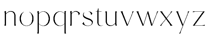 Luna Rossa Extra Light Font LOWERCASE