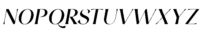 Luna Rossa Medium Italic Font UPPERCASE