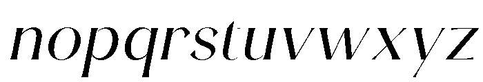 Luna Rossa Regular Italic Font LOWERCASE