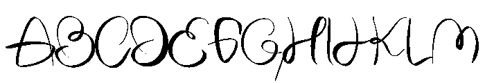 Luna Whimsy Font UPPERCASE