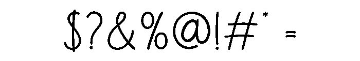 LunaNotes-Regular Font OTHER CHARS