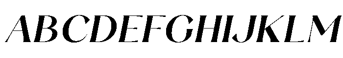 LunaRossa-BoldItalic Font UPPERCASE